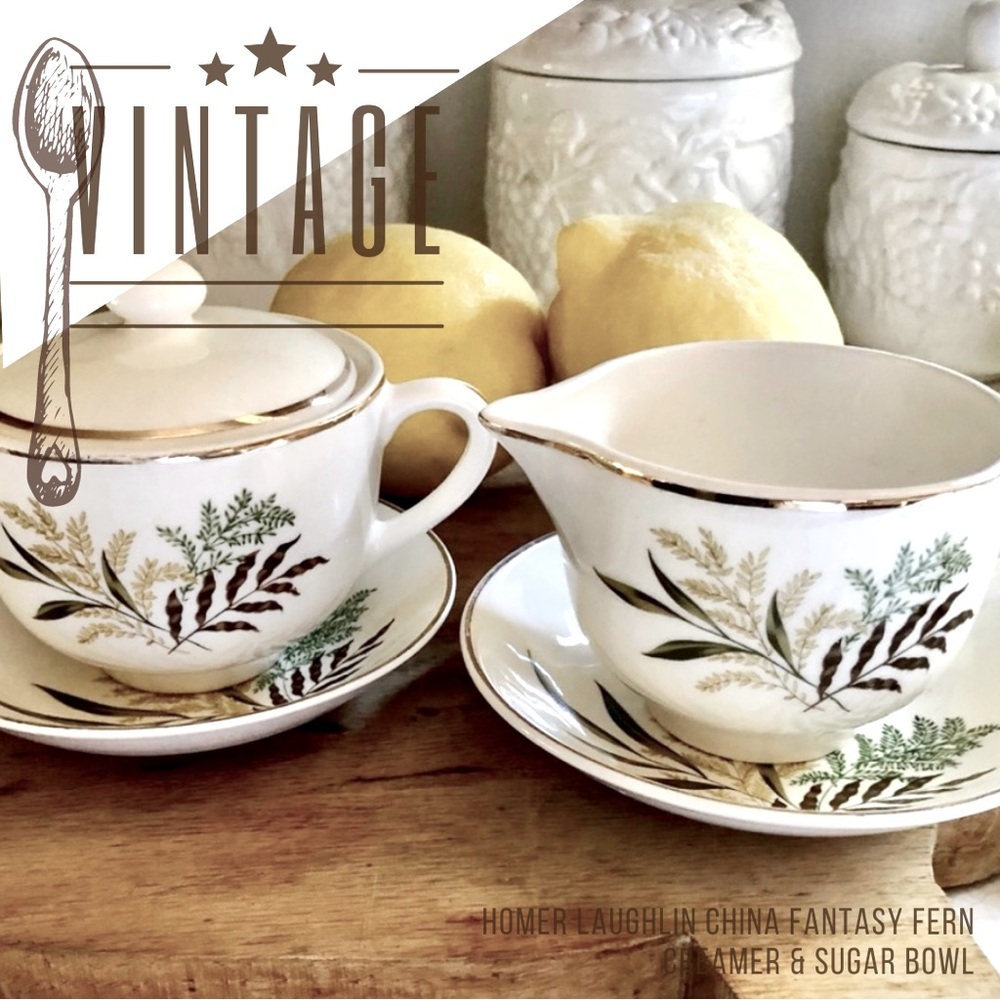 Vintage Sugar & Creamer Set